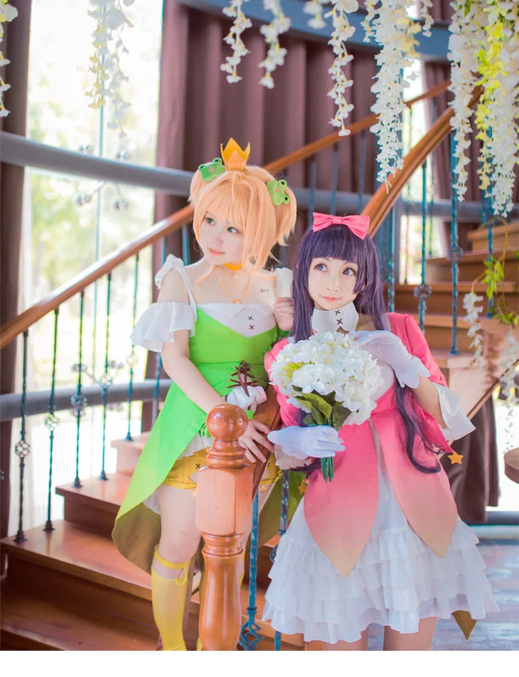 Cardcaptor Sakura Anime Cosplay sakura Princess costume halloween costumes  for child gift custom made/size|Anime Costumes| - AliExpress