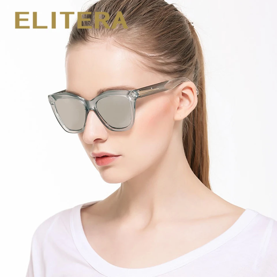 ELITERA винтажные Ретро Поляризованные солнцезащитные очки для женщин и мужчин