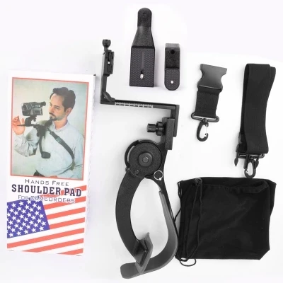 Estabilizador para Telefone Vídeo de Filmagem Hands-free Ombro Montar Suporte Almofada Dslr Câmera Camecorder hd dv - Image 2