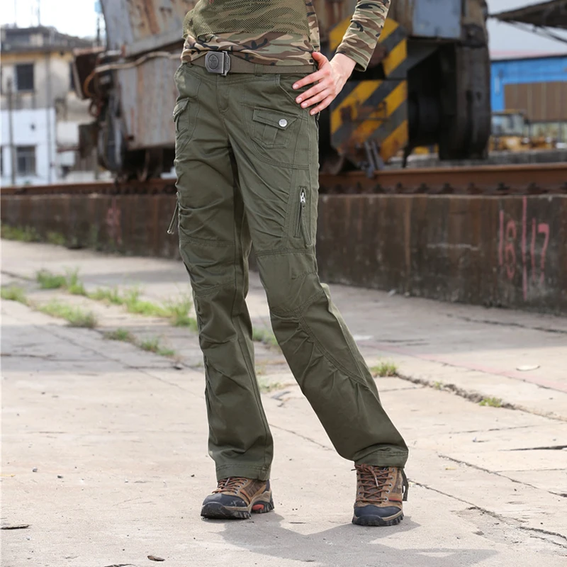  New Autumn Women Pants Slim Cotton Casual Pants Pleated Trousers Full Length Overalls Spring Women'