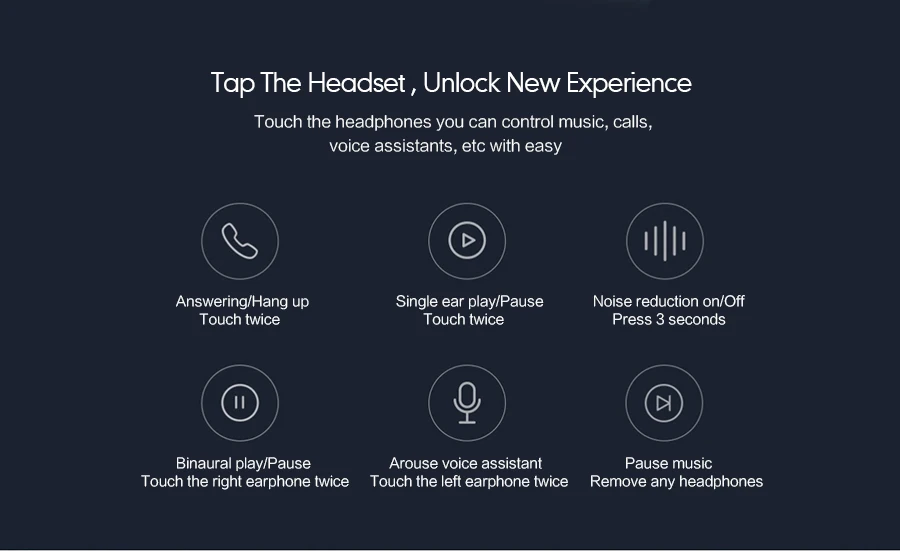 Оригинальная гарнитура Xiaomi Air TWS, глобальная версия, Bluetooth, настоящие беспроводные стерео спортивные наушники, ANC переключатель ENC, автоматическое управление паузой