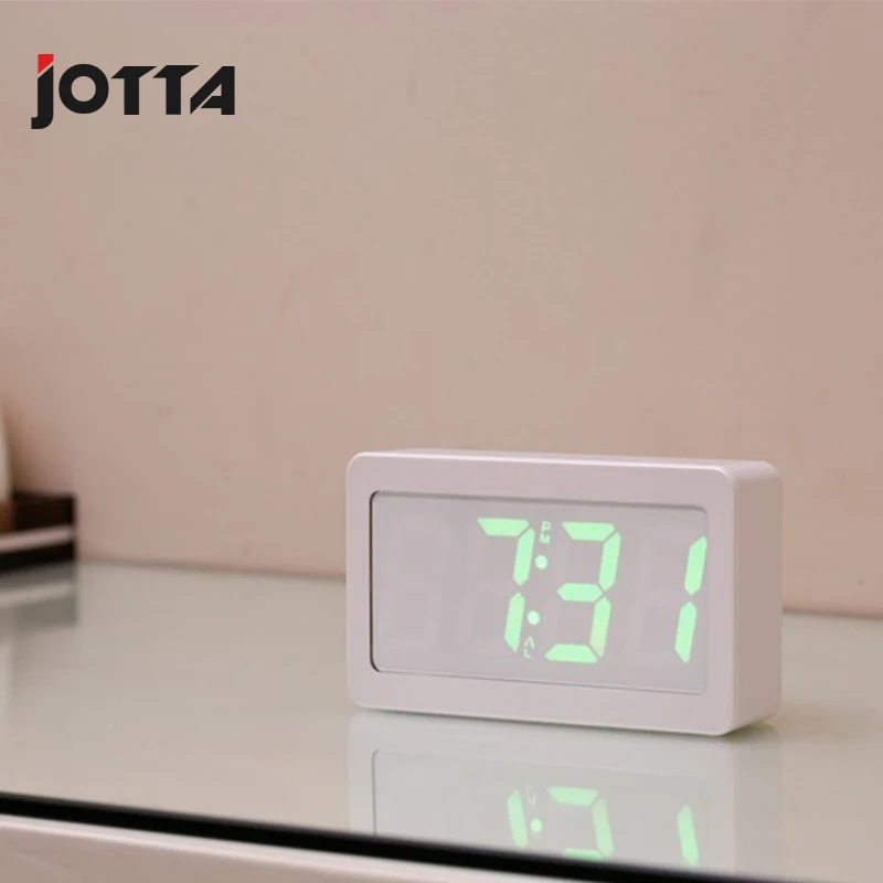 

Seven color color electronic LED alarm clock calendar color digital clock full color desk clock