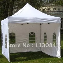 1,5 м x 1,5 м алюминиевая рама наружные складные вечерние тент-беседка с 2 шт прозрачные окна церкви на каждой стене