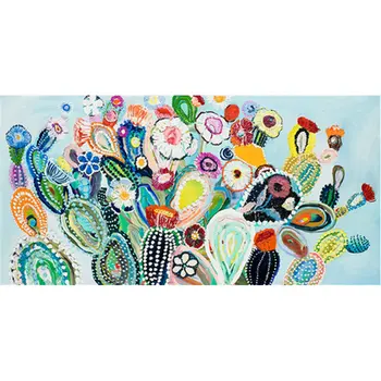 

5d diy diamond embroidery cactus 5d diamond painting Cross Stitch plant full square drill Rhinestone diamond mosaic decoration