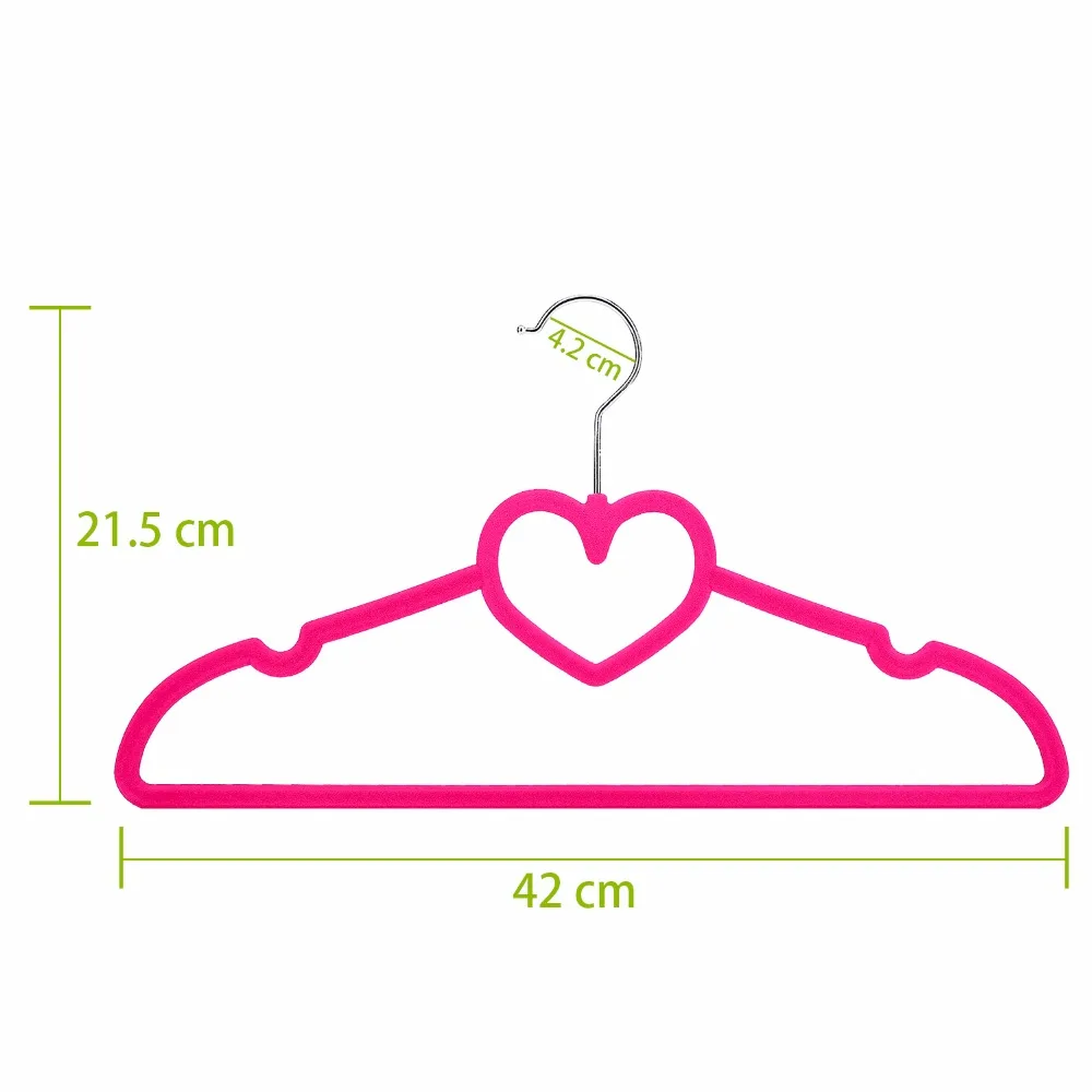 Премиум в форме сердца тонкие бархатные вешалки, костюм ханер, вешалка для одежды выберите наш уникальный супер-тонкий, мягкий розовый(24 шт./лот