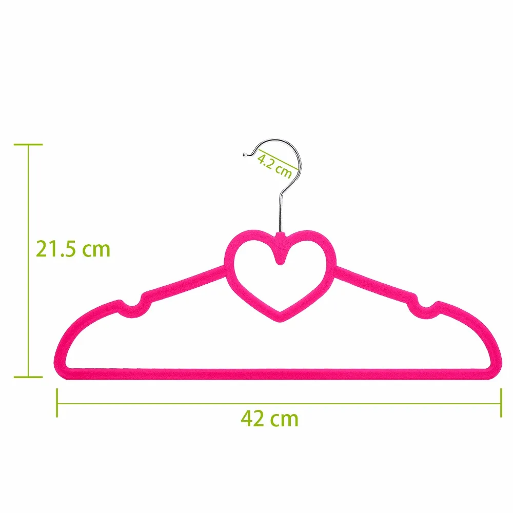 Премиум вельветовые вешалки в форме сердца вешалка для костюмов одежды выберите