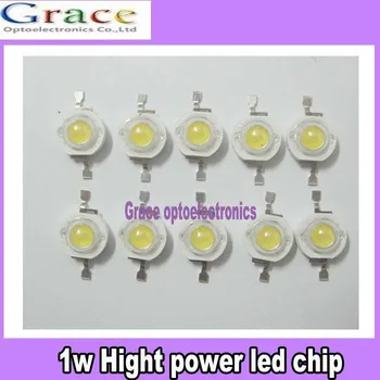 

100pcs/lot 1W High Power led diode 90-100LM 3.2-3.4V Cold White led lamp light 10000K 13000K 15000K