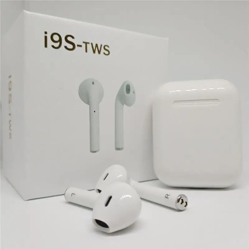 I9s Tws наушники-вкладыши мини Беспроводной Bluetooth наушники i9s гарнитуры Стерео Беспроводной для iPhone и Android - Цвет: Белый