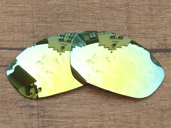 24K Mirror Vonxyz 20+ выбор цветов поляризованные Сменные линзы для-оправа для прямой куртки 2007 - Цвет линз: 24K Mirror