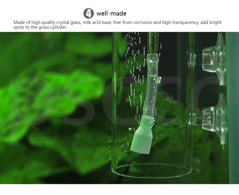 Аквариумный распылитель, внешний CO2 диффузорный реактор, аквариум для воды, установка для воды, присоска, подвесное оборудование для СО2, аксессуары