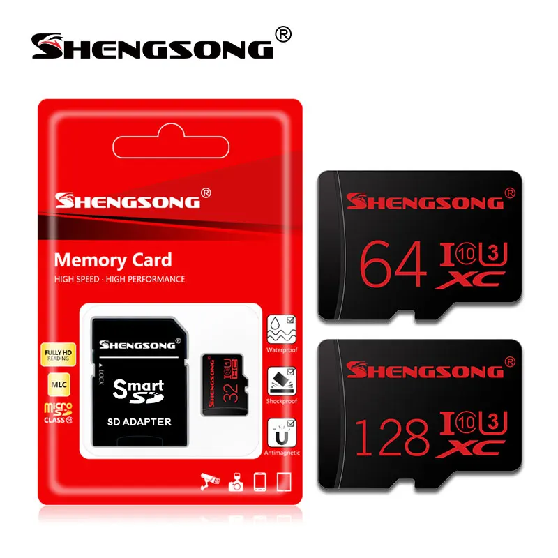 Купить Горячая Распродажа micro sd 64 ГБ и 128 Гб 32 GB 16 GB TF usb флэш карты памяти microsd 8 GB 48 МБ с. class10 оригинальный продукт доставка