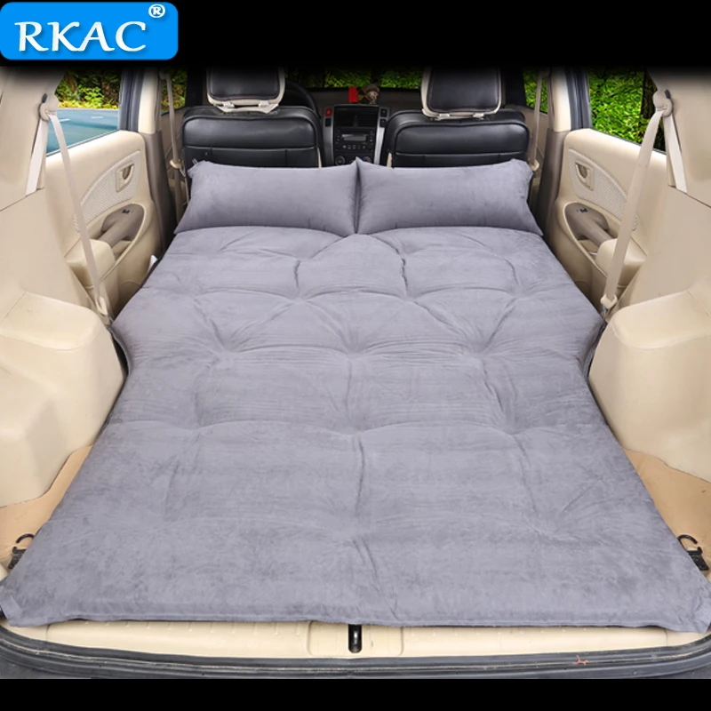 RKAC التلقائي نفخ SUV مزيج السيارة الخلفي غطاء مقعد سيارة مرتبة هوائية سرير سفر نفخ فراش سرير هوائي سرير على شكل سيارة