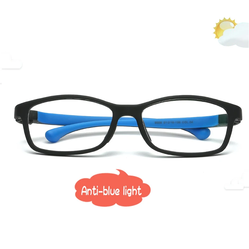 Дети анти голубой свет очки компьютерное излучение светофильтр Анти-усталость UV400 TR90 мальчиков девочек дети глаз защитные очки