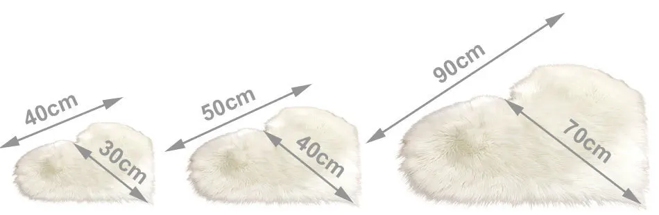 RFWECAK коврик с сердечками из искусственной шерсти теплый ворсистый ковер для гостиной спальни коврик для сиденья пушистый мягкий домашний текстиль Tapete