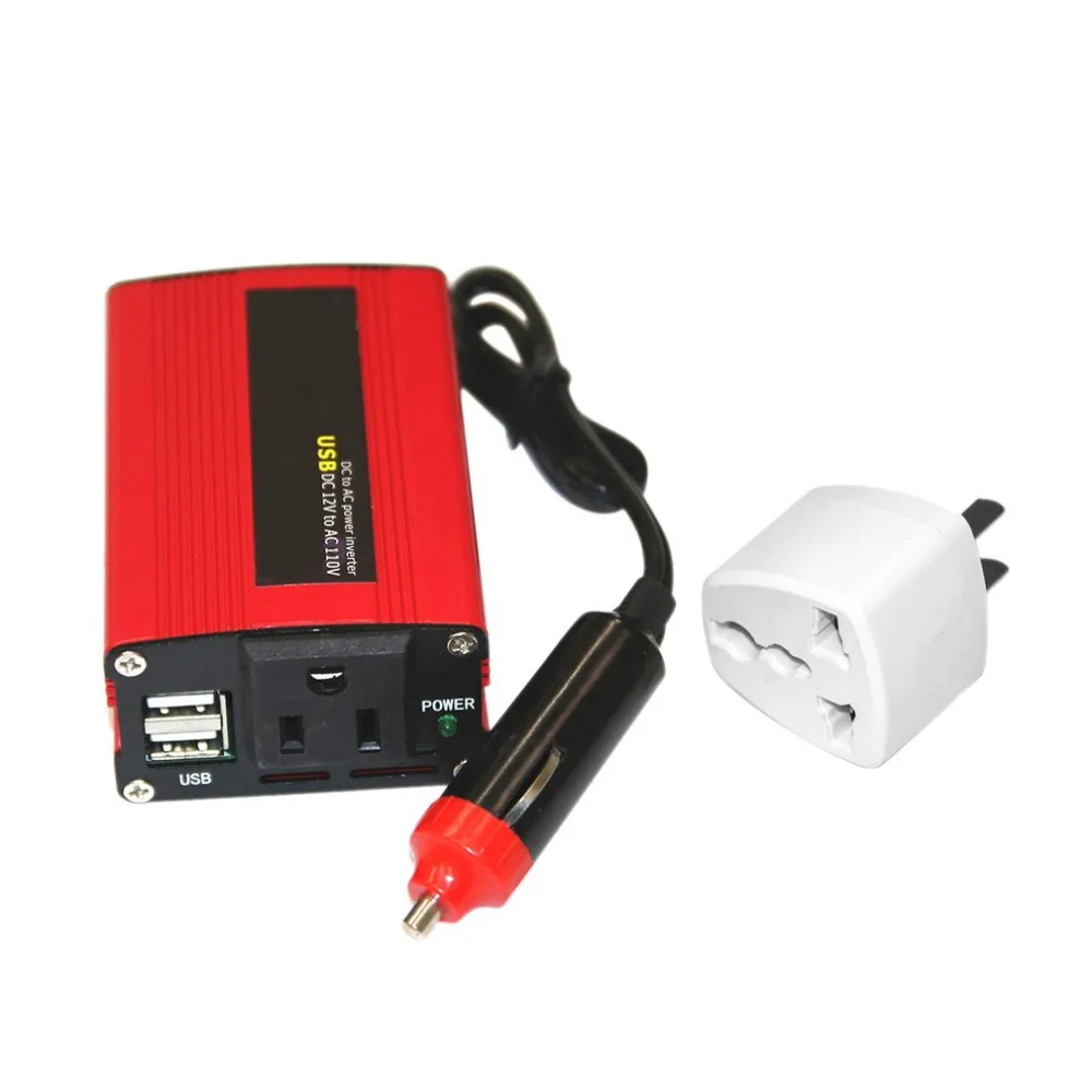 

Aluminum Alloy Housing 500W Car Inverter DC12V To AC110V High Conversion Efficiency Dual USB Power Inverter For Car Truck
