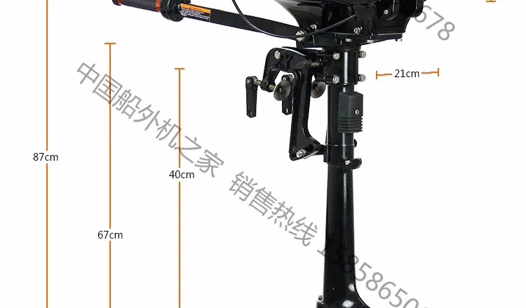 Акция Новинка 5% л.с. HANGKAI 2-тактная моторная лодка с подвесным двигателем с водяным охлаждением Прямая поставка 2 шт скидка