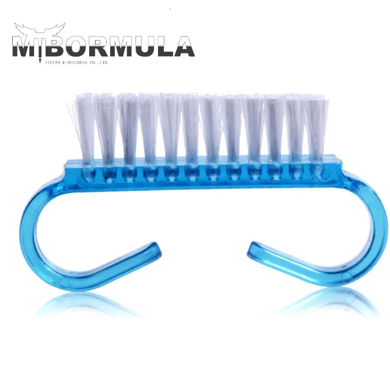 

10pcs mini nail art dust brush Plastic Cleaning Brush Finger Nail Care Brush Tool Small Gift Angle Remove Dust For Nail Beauty