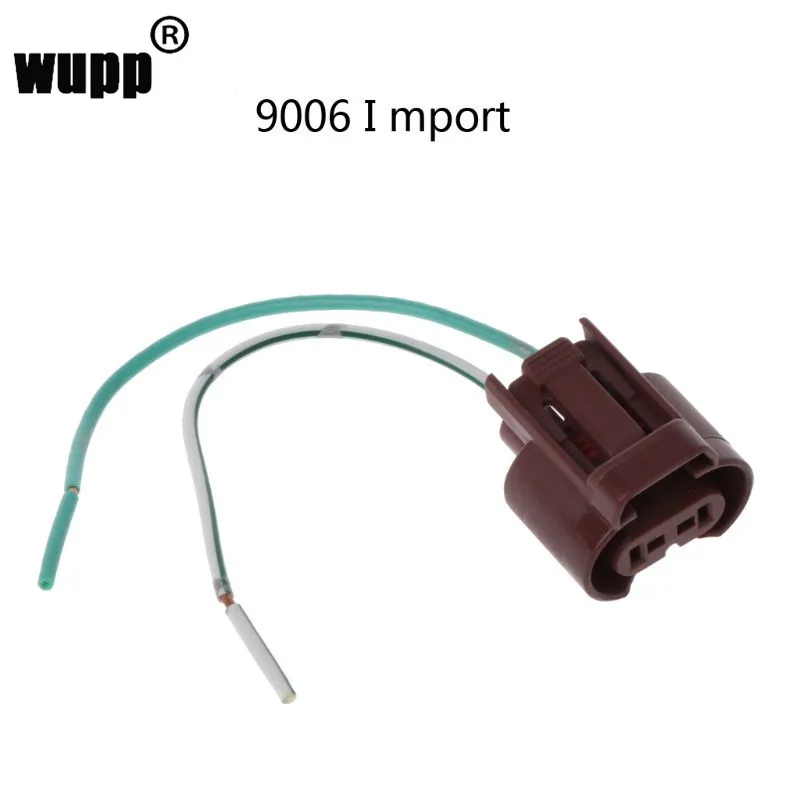 

Car styling Import 9006 Car Halogen Bulb Socket Power Adapter Plug Connector Wiring Harness dropshipping