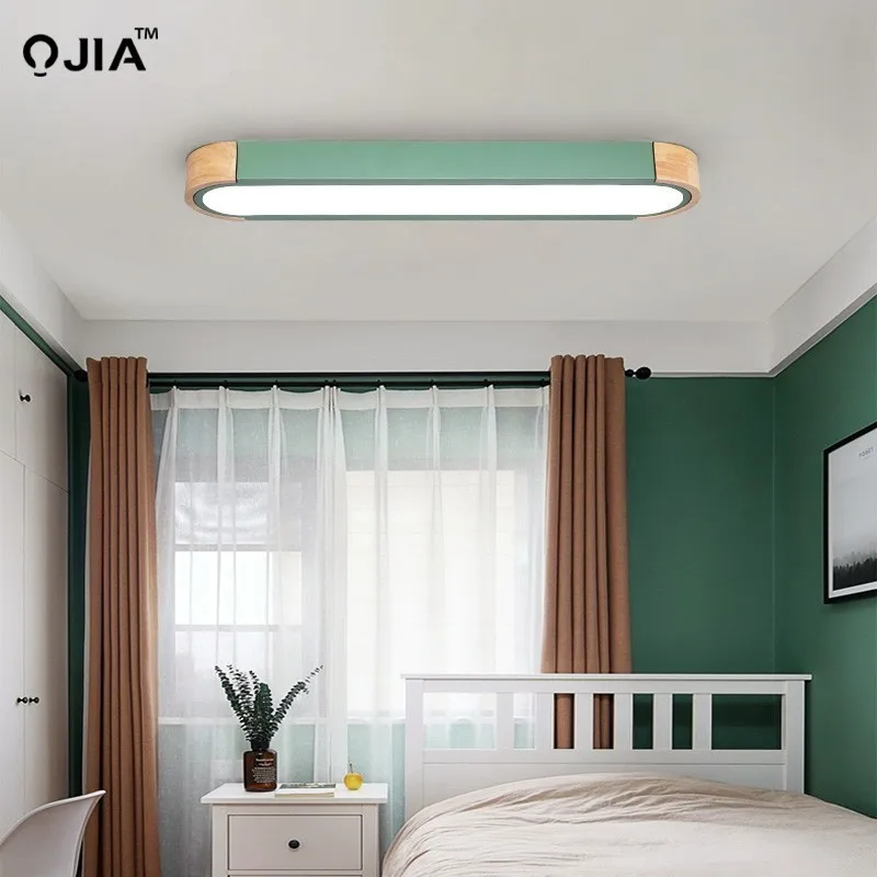  Remote control Ceiling Lights Wooden decorative ceiling lamps panels For Living Room Bedroom lamp d - 33024830898