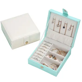 

Fashion Solid Schmuck Box Aufbewahrungsort Halskette Armband Ohrring Case Holder Geschenk Storage Box