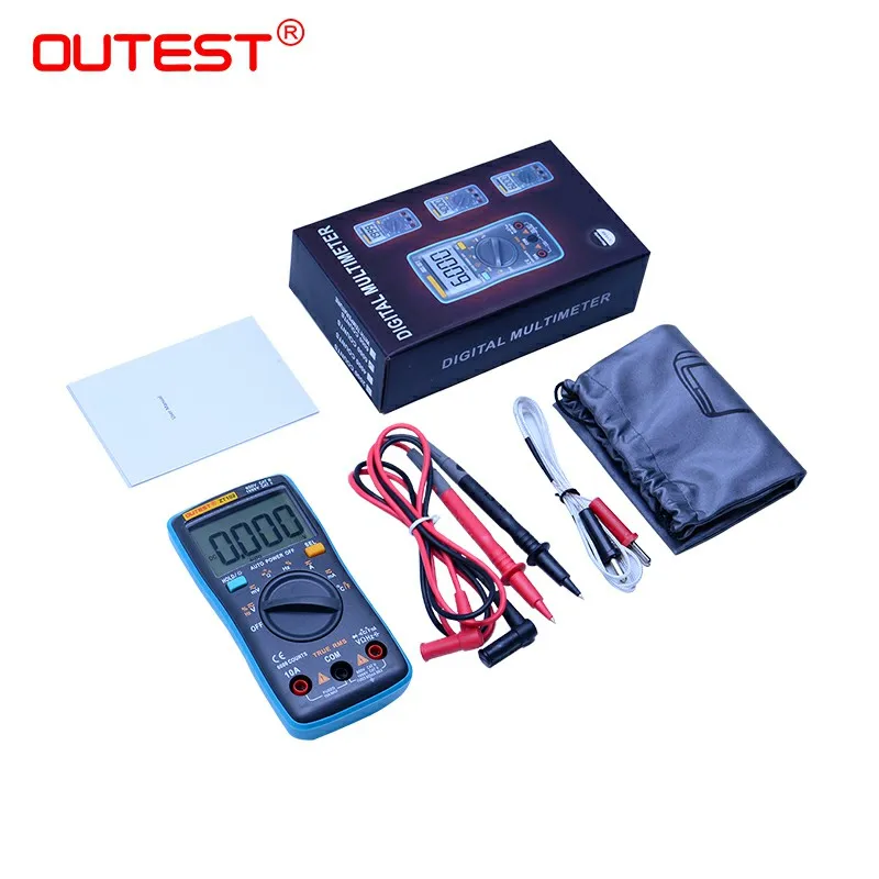 

High Quality ZT102 Digital Multimeter 6000 counts Backlight AC/DC Ammeter Voltmeter Ohm Frequency Diode retail box Free shipping