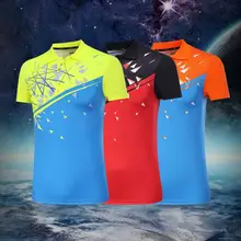 Футболка для бадминтона, костюмы для мужчин/женщин, дышащая спортивная рубашка, брюки, мягкая быстросохнущая для игры в настольный теннис, футболка+ шорты, теннисная рубашка M-4XL