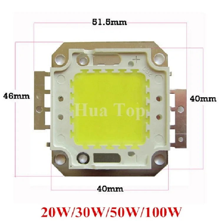 Epistar 1 Вт 10 20 30 50 IC SMD CE встроенные светодиодные чипы cob холодный теплый белый свет