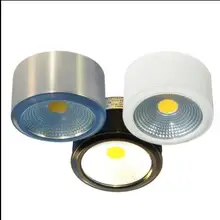 Поверхностного монтажа COB Light 3 Вт/5 Вт/7 Вт/10 Вт светодиодные лампы AC85-265V пятно света с LED Driver теплый белый/холодный белый