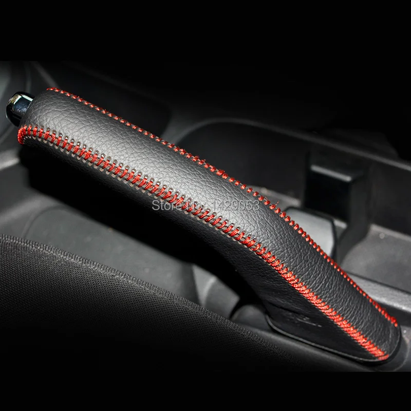 

Case for KIA K2 handbrake cover DIY car styling Genuine leather Auto supplies Interior decoration