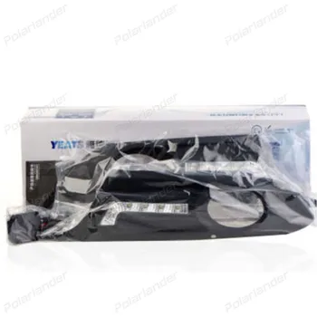 

2 pcs/lot for V/olkswagen S/agitar 2012-2015 Waterproof ABS car light DRL LED Daytime driving Running Lights auto part