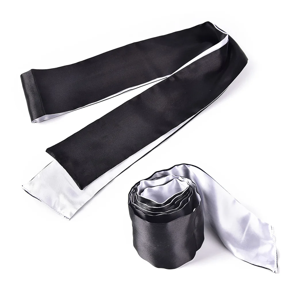 Эротическое белье сексуальная атласная маска для глаз черная повязка на глаза