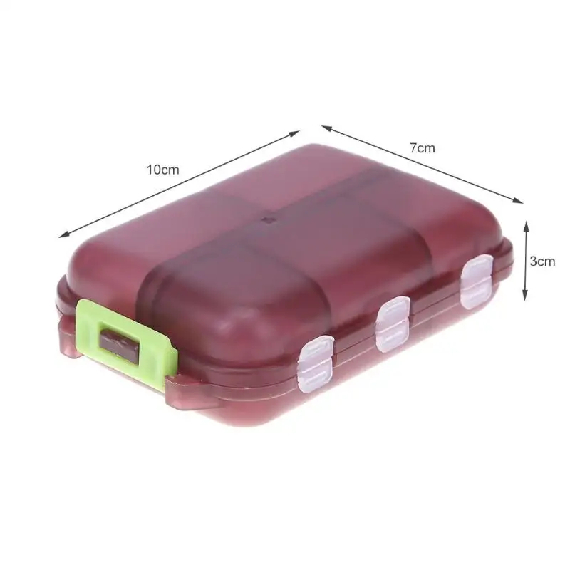Mini Pill Box 12 Grids Medicine Pill Tablet Box Organizer Case Weekly Medicine Container Organizer Case for care pills box