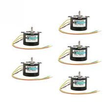 Moteur de Miniature à basse vitesse, XD-50KTYZ 220V, moteur de servomoteur à grande vitesse, CW/CCW, moteur synchrone, 5-50 tr/min