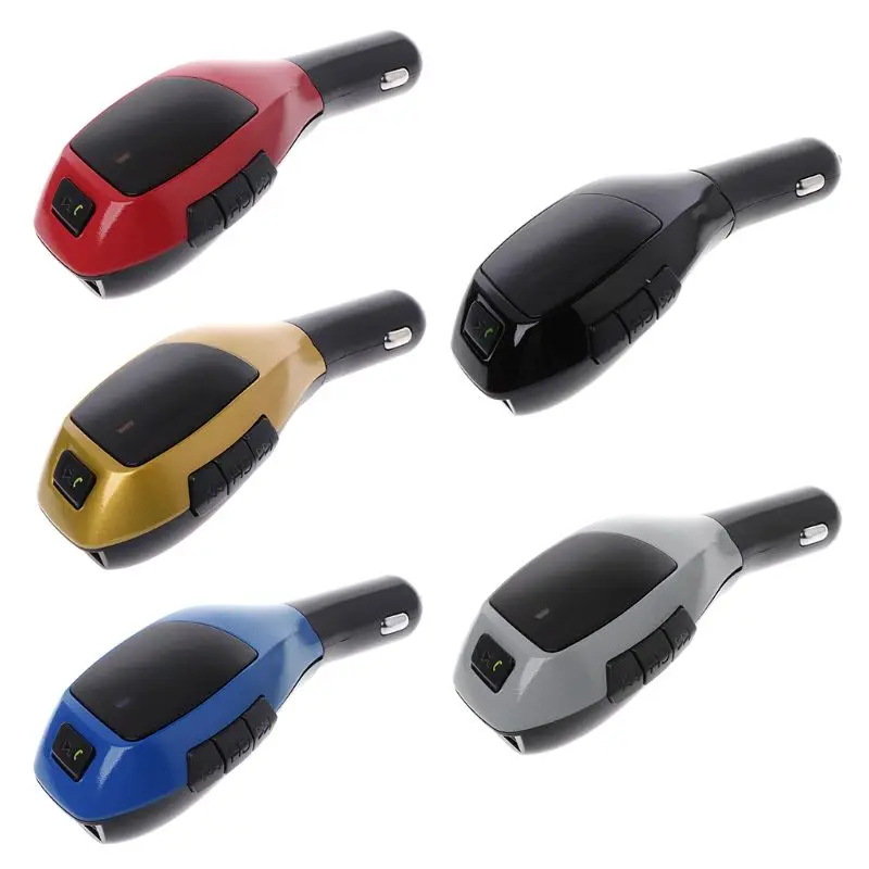 

Bluetooth FM Tranmitter Wireless Car MP3 Player Dual USB LED Display Portable TF Card Music Playing