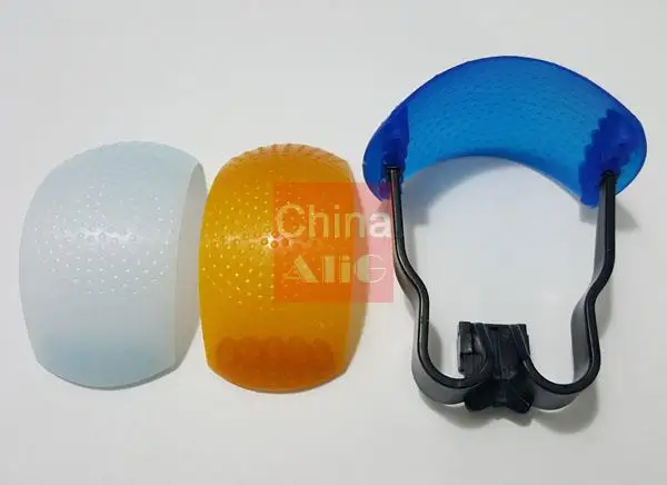 

Three Colors Camera Flash Diffuser Soft Box Pop-Up Softbox for Canon Nikon Sony Pentax DSDR Universal