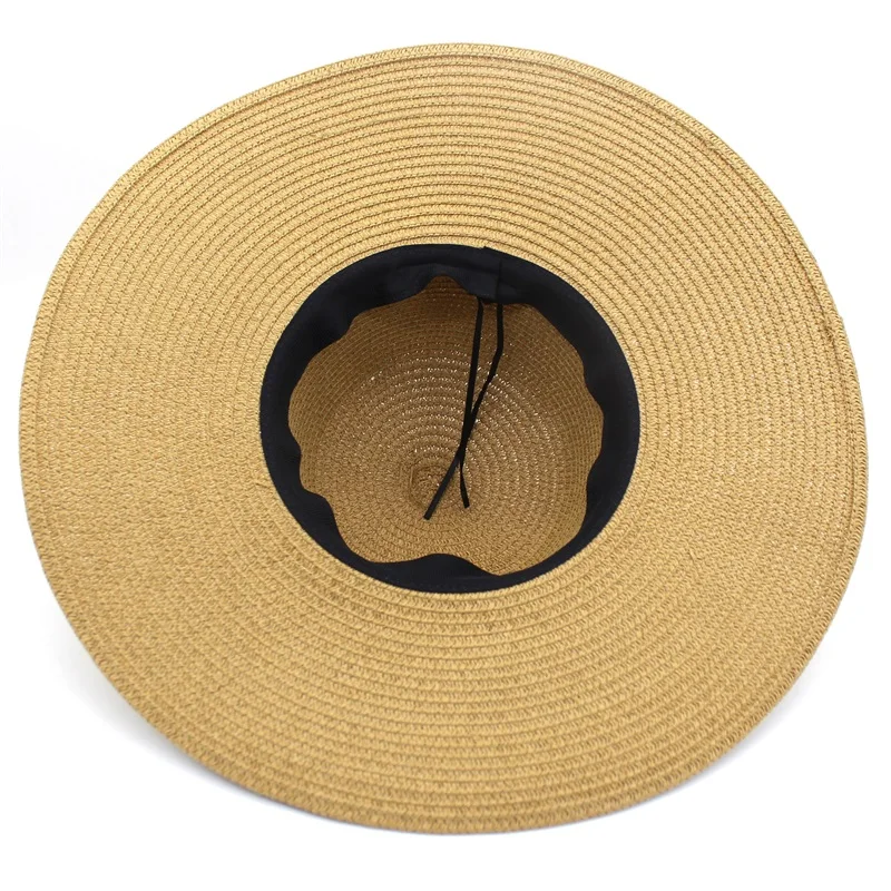 Minhui 2018 جديد الصيف القبعات للنساء الصلبة سترو أحد قبعة واسعة حافة الشاطئ القبعات طوي Minhui 2018 جديد الصيف القبعات للنساء الصلبة سترو أحد قبعة واسعة حافة الشاطئ القبعات طوي