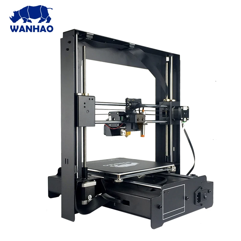 Новое обновление wanhao I3 плюс mark II 3D принтер Большие размеры и автоматическое выравнивание постели Pursa I3 3D печатная машина с sd-карта бесплатно