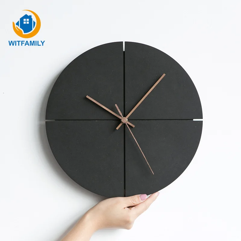

Creative Living Room Fashion Personality Household Wall Charts American Clock Modern Minimalist Clock Wall Clock Mute Clock