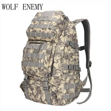 Унисекс 55L камуфляжные рюкзаки тактические военные армейские Molle Backback/рюкзак для походов кемпинга приключений дорожная сумка