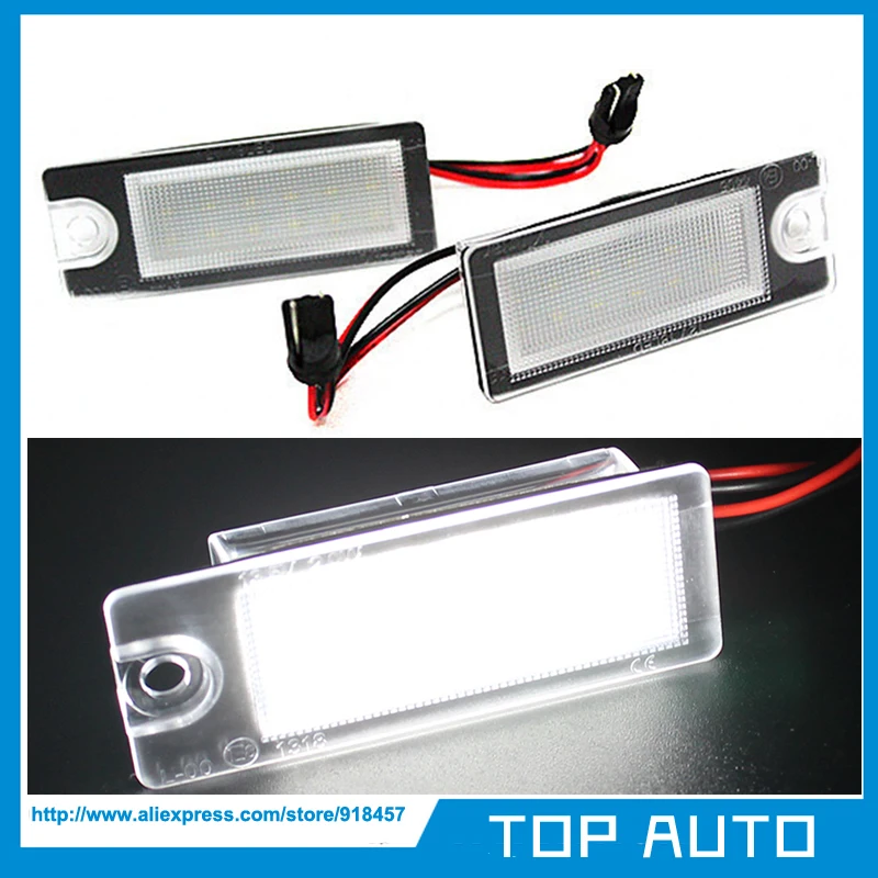 Светодиодная лампа 18SMD для Volvo S80 V70 XC70 X60 XC90 S60 2 шт.|license plate light|led numberplate light |