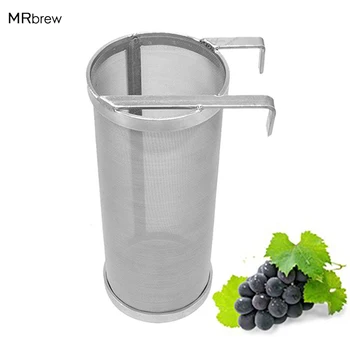 

Stainless Steel 304 Hop Spider Strainer Homebrew Beer Pellet Hop Filter 152x355mm(6"x14") for Brew Kettle/Keg
