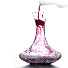 Лучшие продажи ручной бессвинцовый Кристалл Декантер для красного вина бренди воды набор бар шампанское бутылка для воды подарок