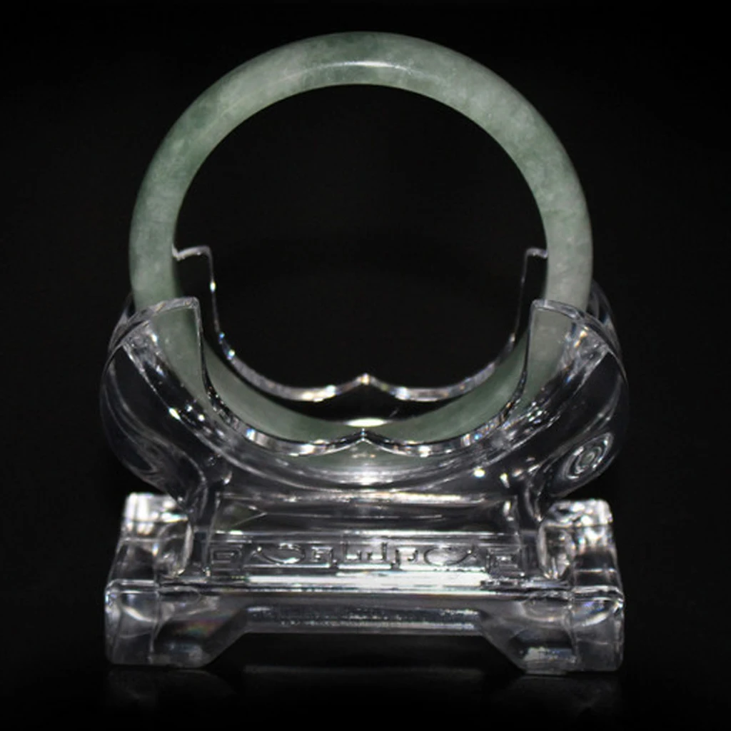 

Transparent Acrylic Bangle Bracelet Wristband Stand Holder Wholesale DIY