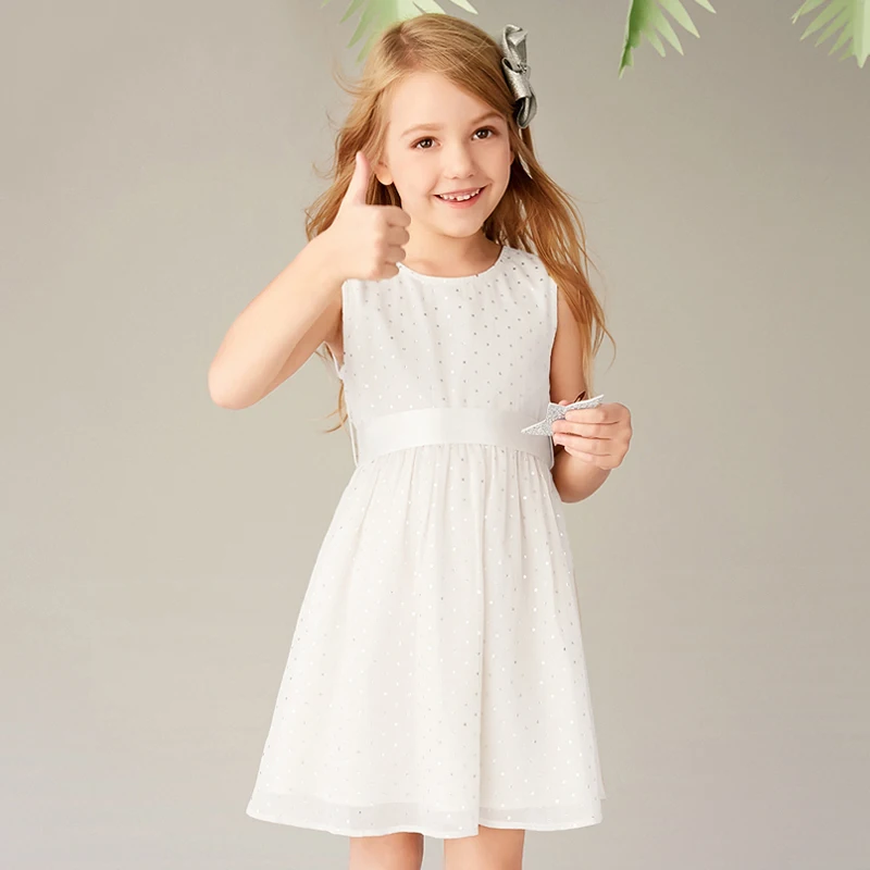 

Girl Chiffon Dress sleeveless vest dress