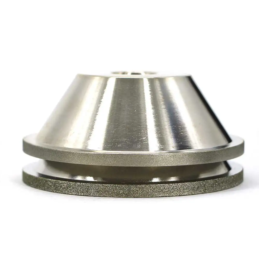 12A2 Electroplated bowl shape diamond grinding wheel for tungsten carbide D100*T32*H20*W10*X3 grit 80# C021201