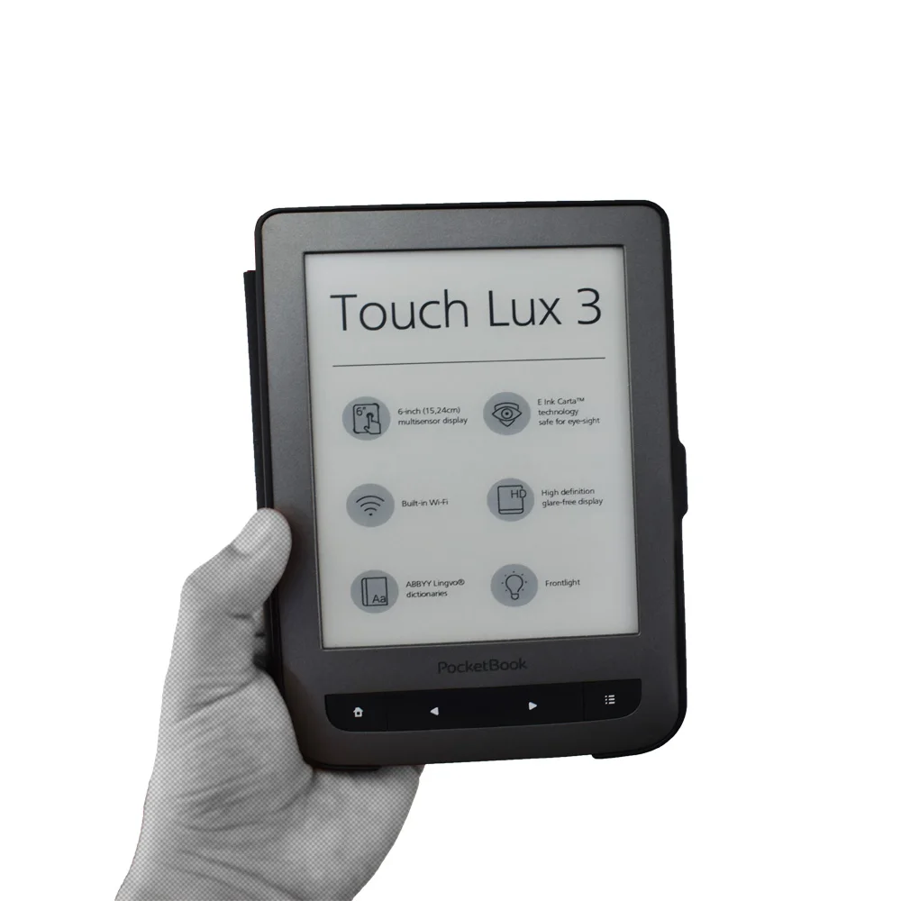 Чехол-книжка Pocketbook Basic 2 Touch Lux2/3 С Откидывающейся Крышкой для электронной книги, чехол для Pocketbook 614 615 624 625 626 защитная оболочка для Читалки+ пленка+ ручка