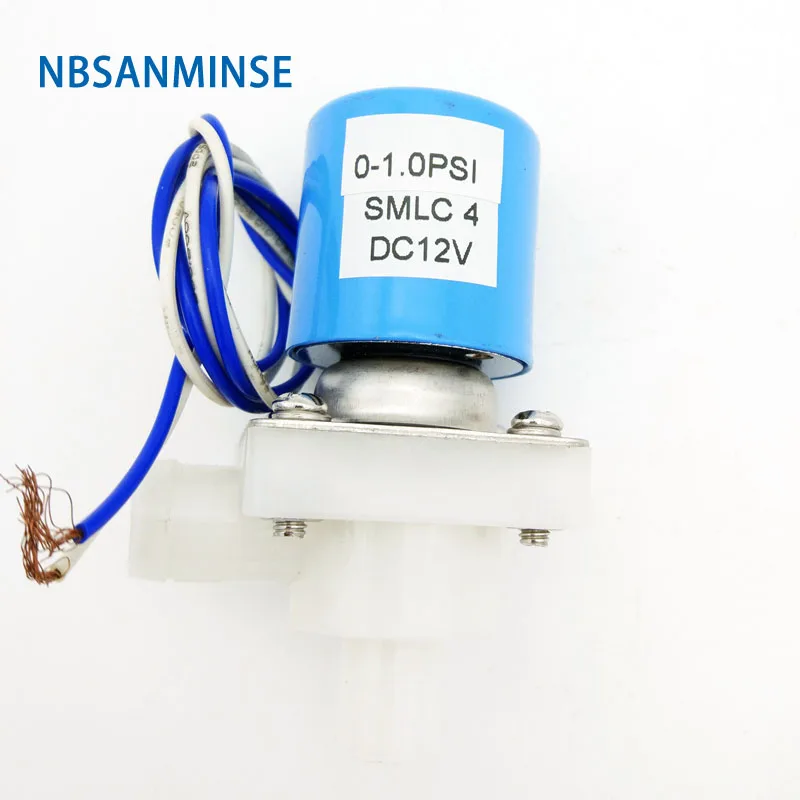 

SMLC 3 , SMLC 4 Series 2 Way Normally Closed Plastic Water Solenoid Valve Special Diaphragm For Foods And Separate Type Sanmin