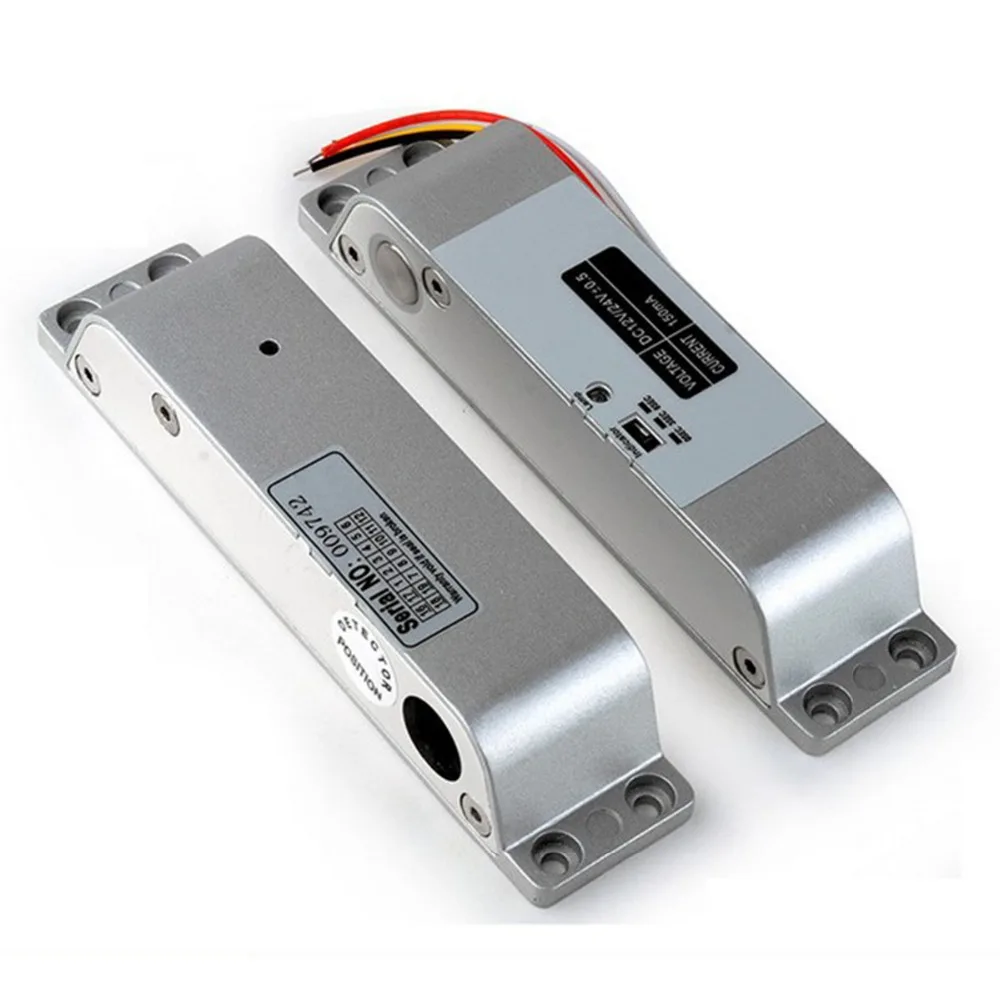 

Door Electric Bolt Lock Timer Drop Bolt Lock Fail-safe Electric Gate Door Lock Access Control DC 12V/24V Delay 0-3-6 seconds