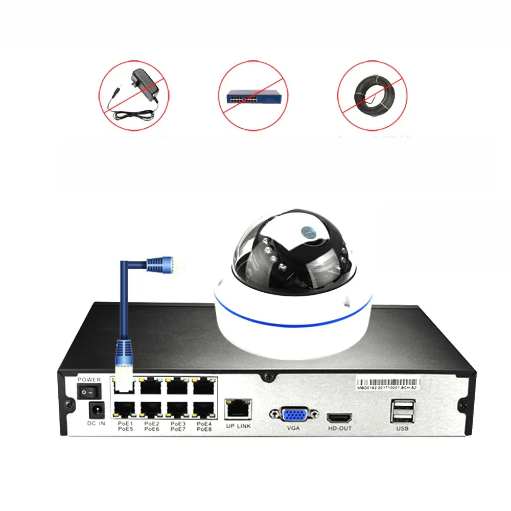 1080P Обнаружение движения инфракрасное ночное видение беспроводная WiFi купольная