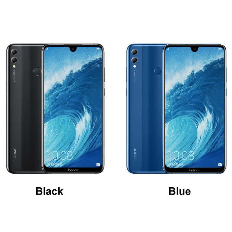 Stock! Honor 8X Max 7.12 inch Mobile Phone 4G LTE 7.12" FHD 2244X1080 6GB RAM 128GB ROM Octa Core Fingerprint ID 4900mAh